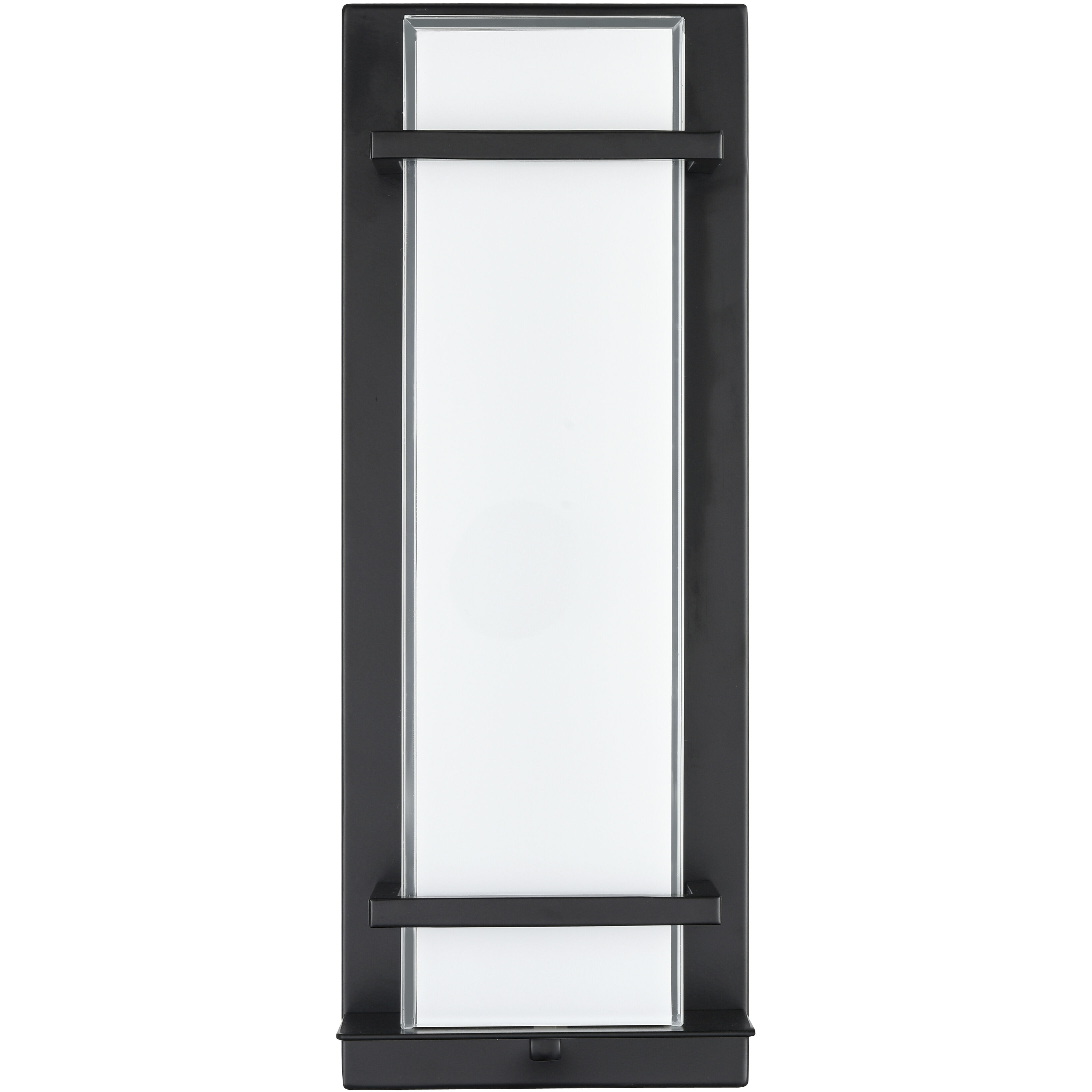 None LED 16 inch Powder Coated Black Outdoor Wall Sconce